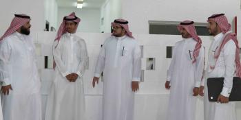 Saudi men gathering together